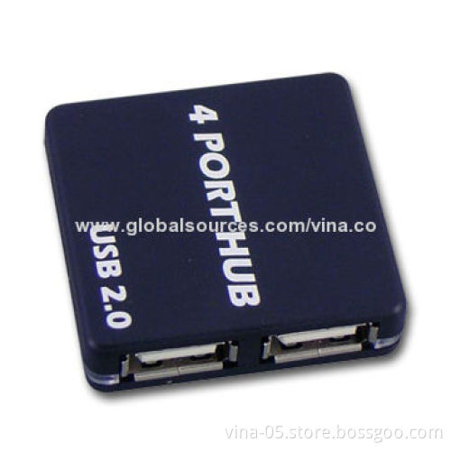 4-port USB Hub, Various Colors Available